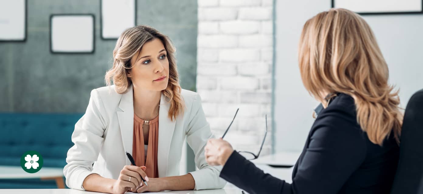 Businesswomen meeting in office