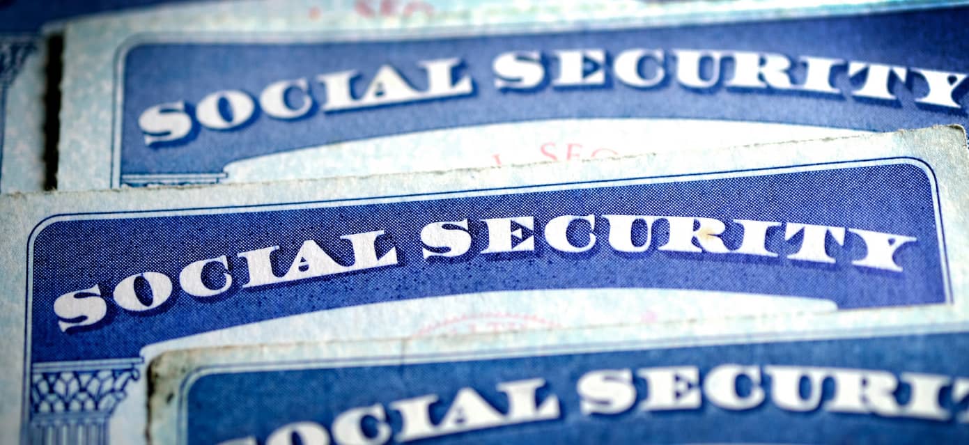 close up image of social security cards