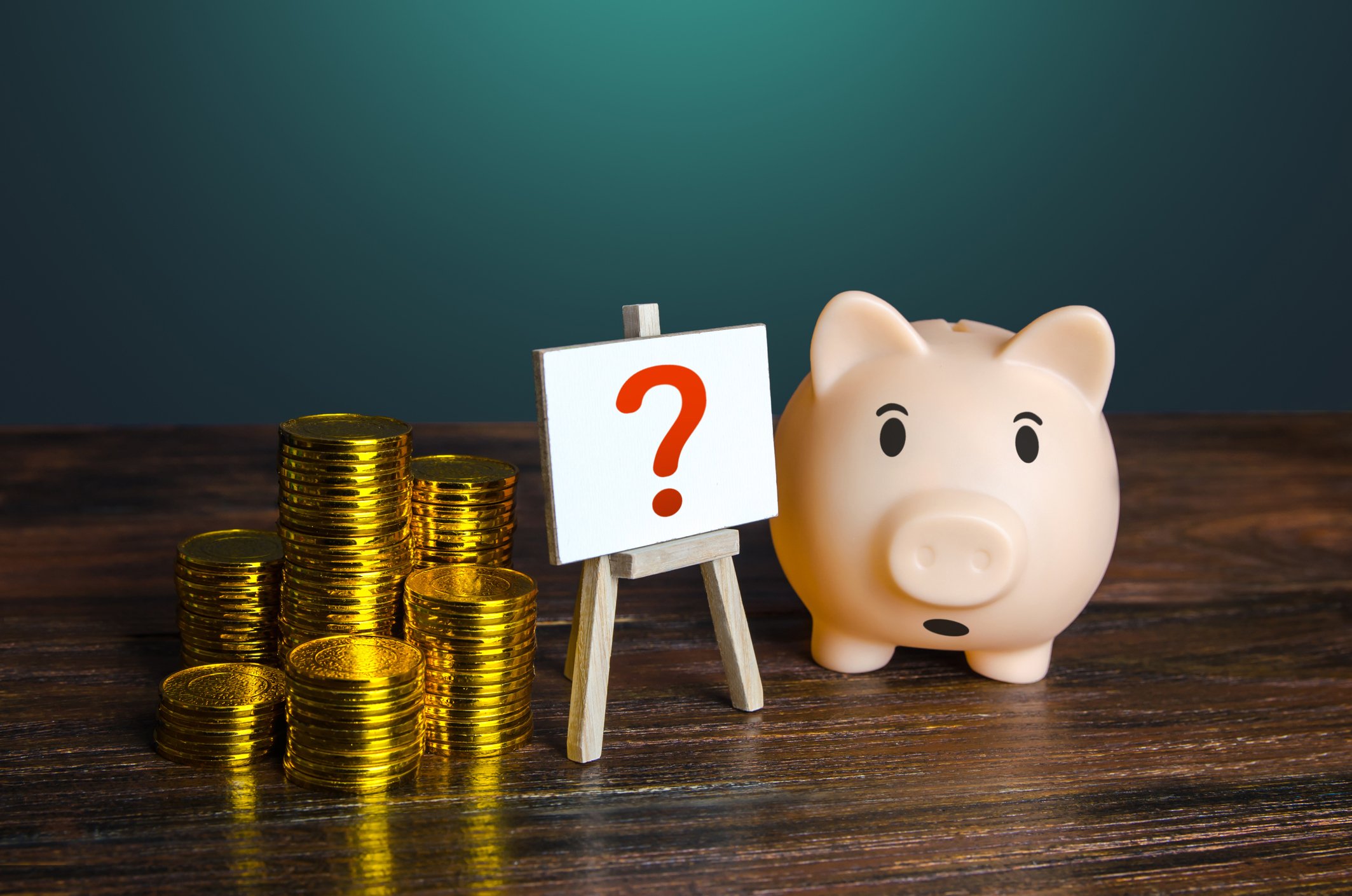 Piggy Bank with Money