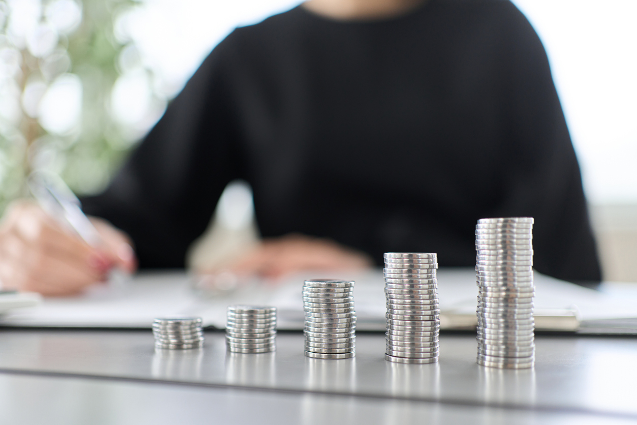 Stacked Coins