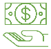 Hand Accepting Money Icon